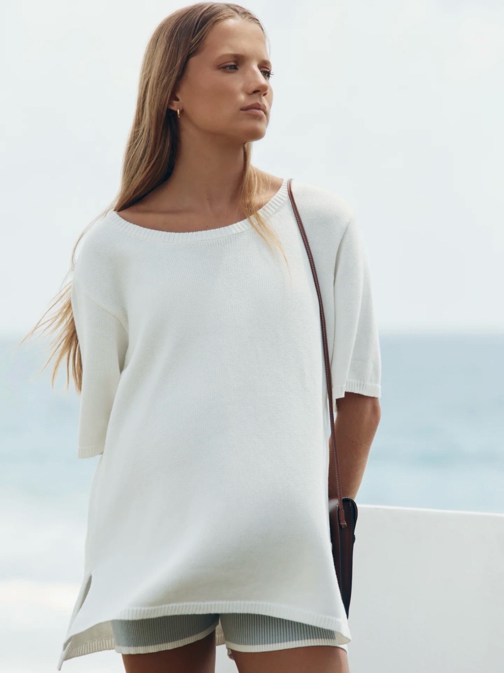 Poppy Cotton Knit Tee